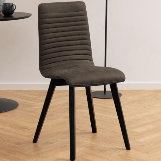 Airway Anthracite Fabric Dining Chairs In Pair_4