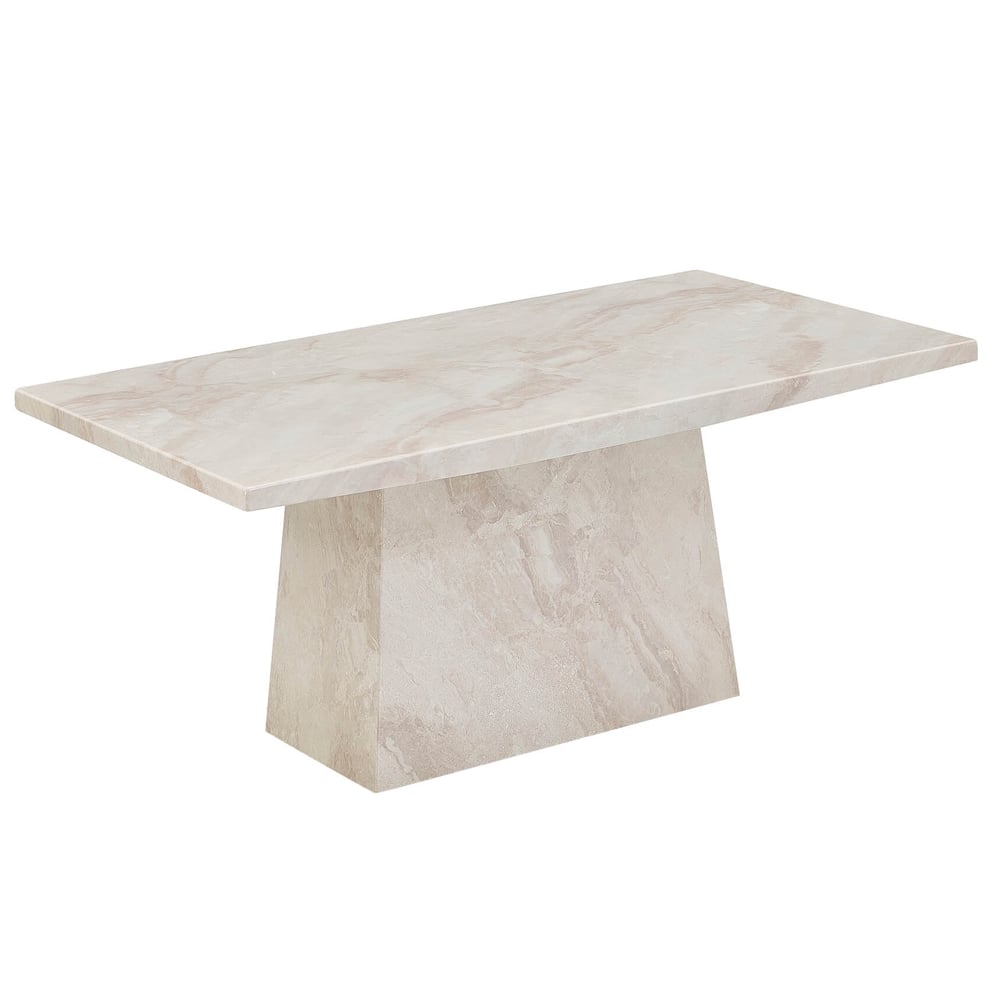 Read more about Airway marble coffee table rectangular in taupe