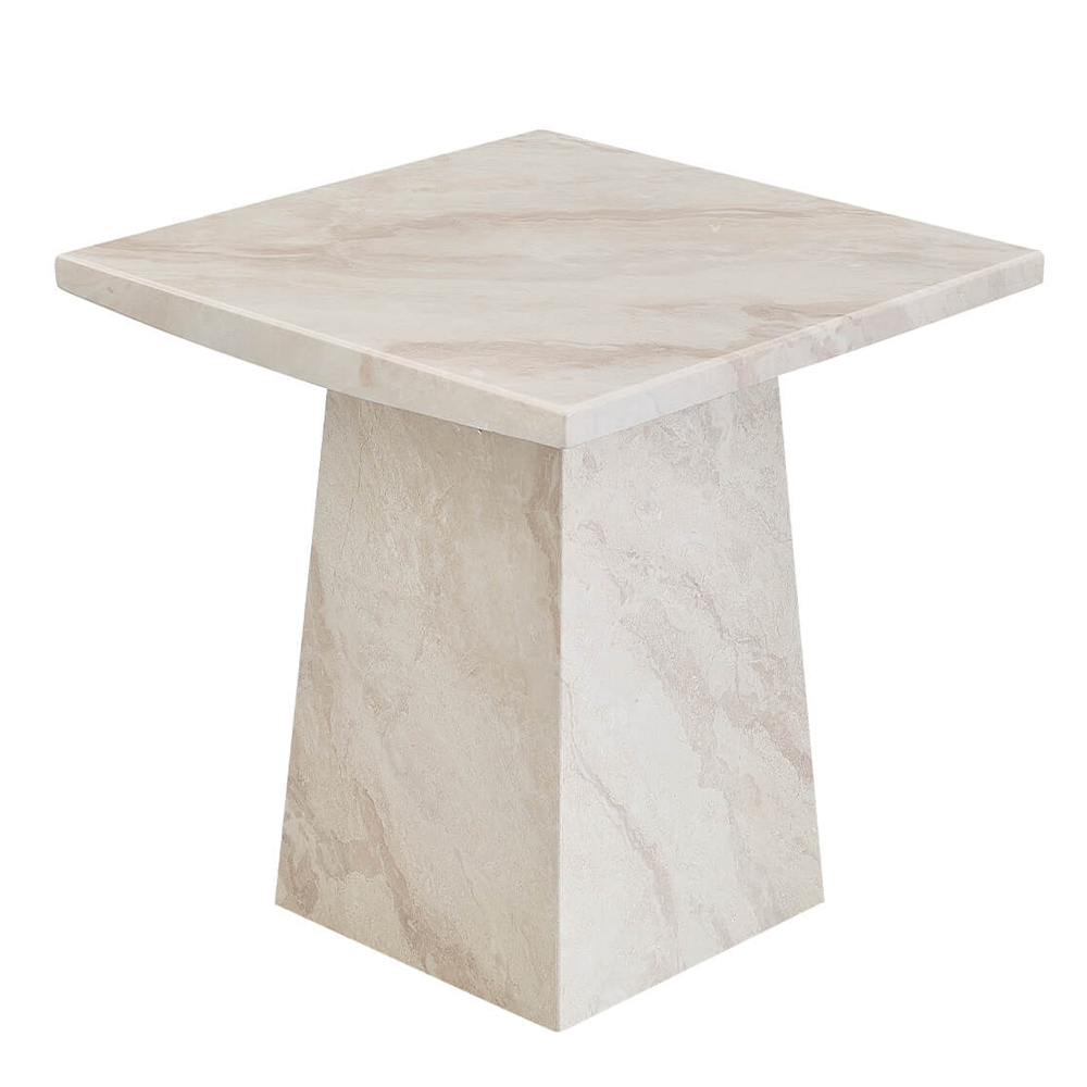 Read more about Airway marble lamp table square in taupe