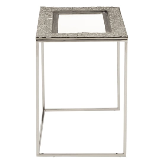 Akela Rectangular Glass Top Set Of 3 Side Tables In Silver_4