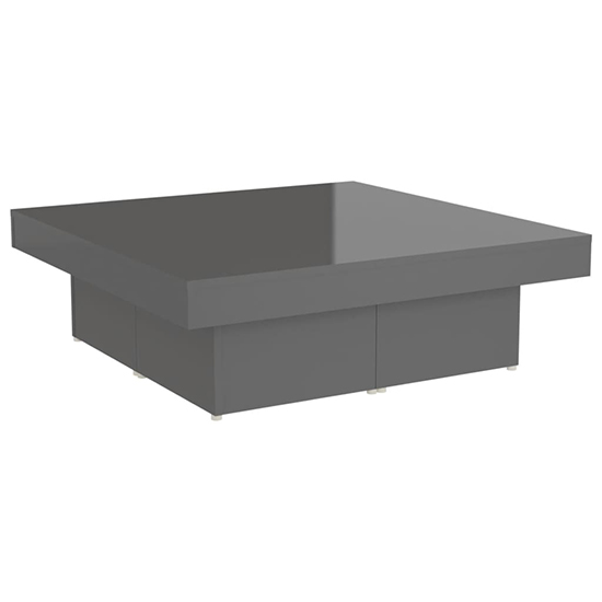 Akili Square High Gloss Coffee Table In Grey_3