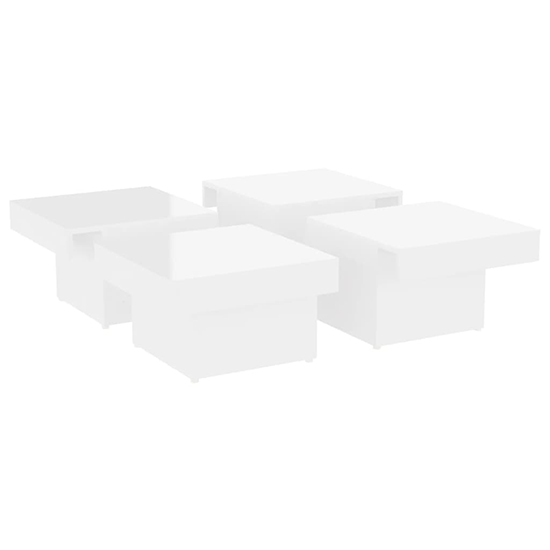 Akili Square High Gloss Coffee Table In White_4