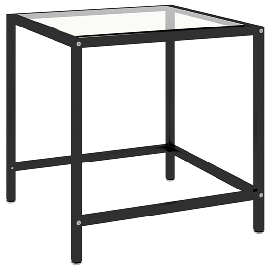 Akio Glass Coffee Tables With White Marble Effect Undershelf_5