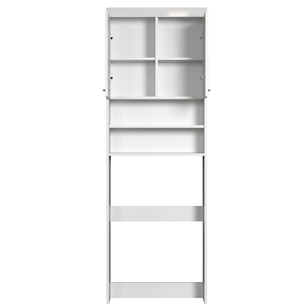 Amanda High Gloss Washing Machine Cabinet In White