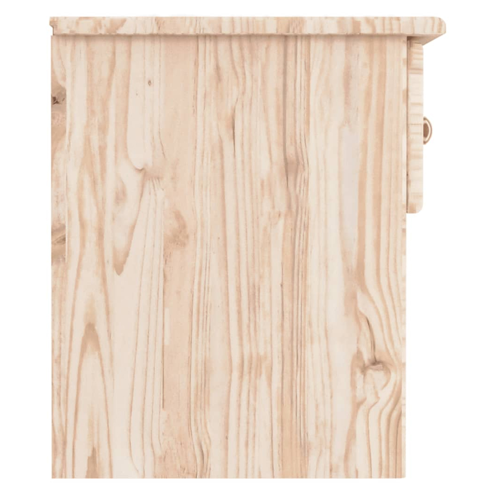 Akron Wooden Bedside Cabinet With 1 Drawer In Natural