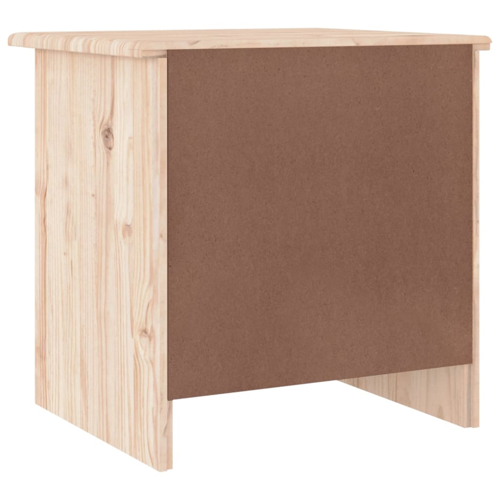 Akron Wooden Bedside Cabinet With 1 Drawer In Natural