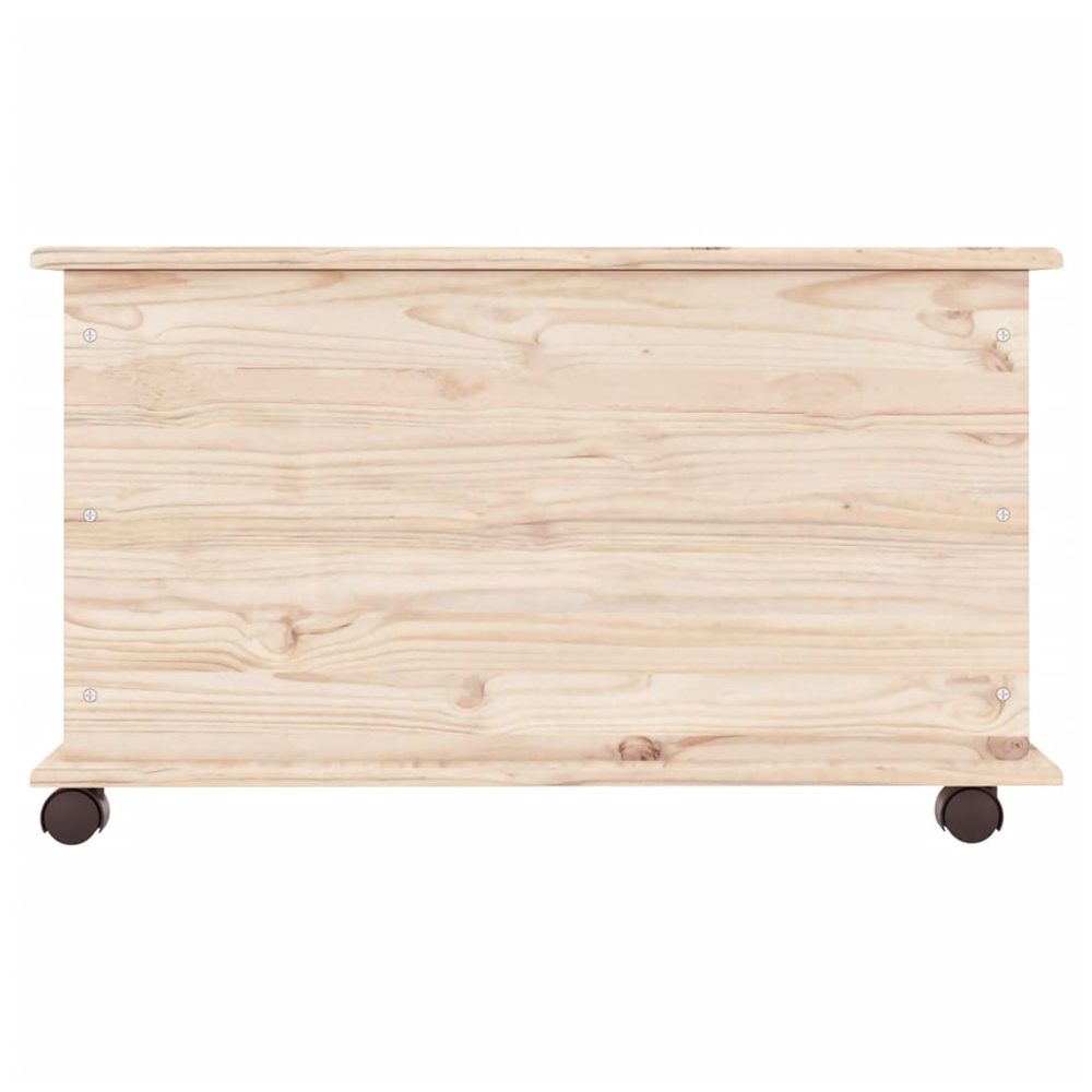 Akron Wooden Blanket Box In Natural