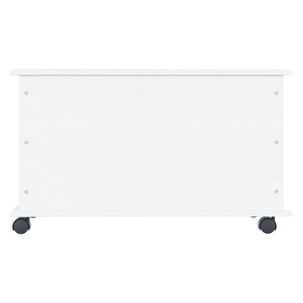 Akron Wooden Blanket Box In White