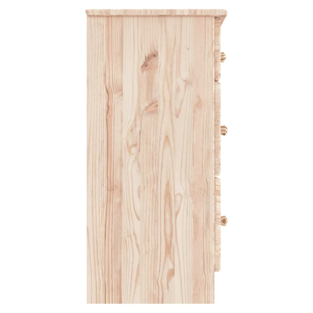 Akron Wooden Chest Of 7 Drawers In Natural