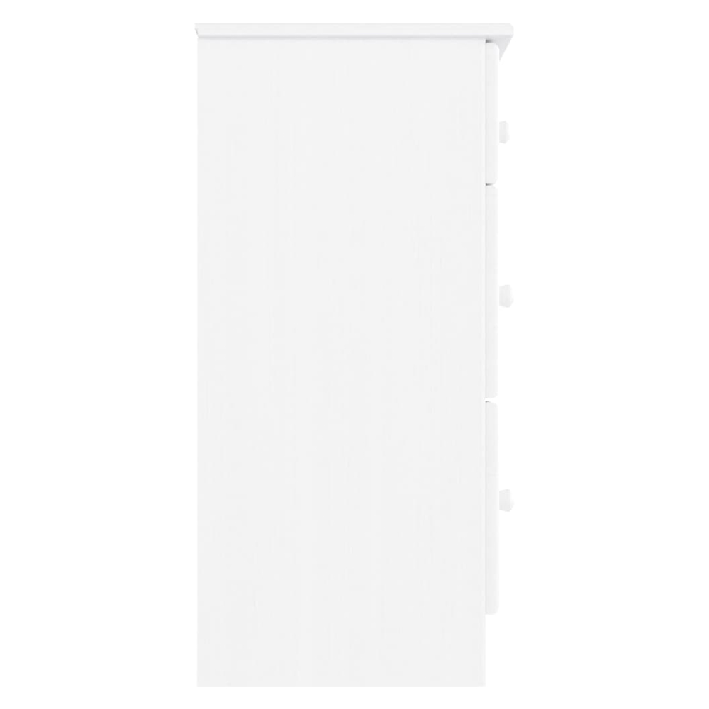 Akron Wooden Chest Of 7 Drawers In White
