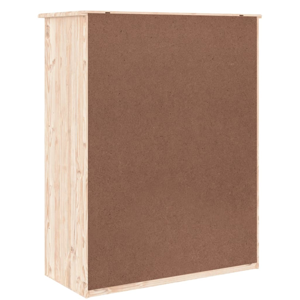 Akron Wooden Shoe Storage Cabinet With 1 Drawer In Natural