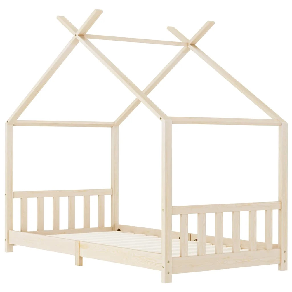 Alameda 90x200cm Wooden Children Daybed In Brown
