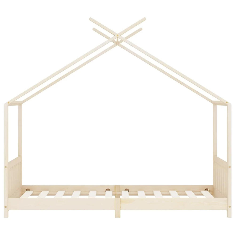 Alameda 90x200cm Wooden Children Daybed In Brown