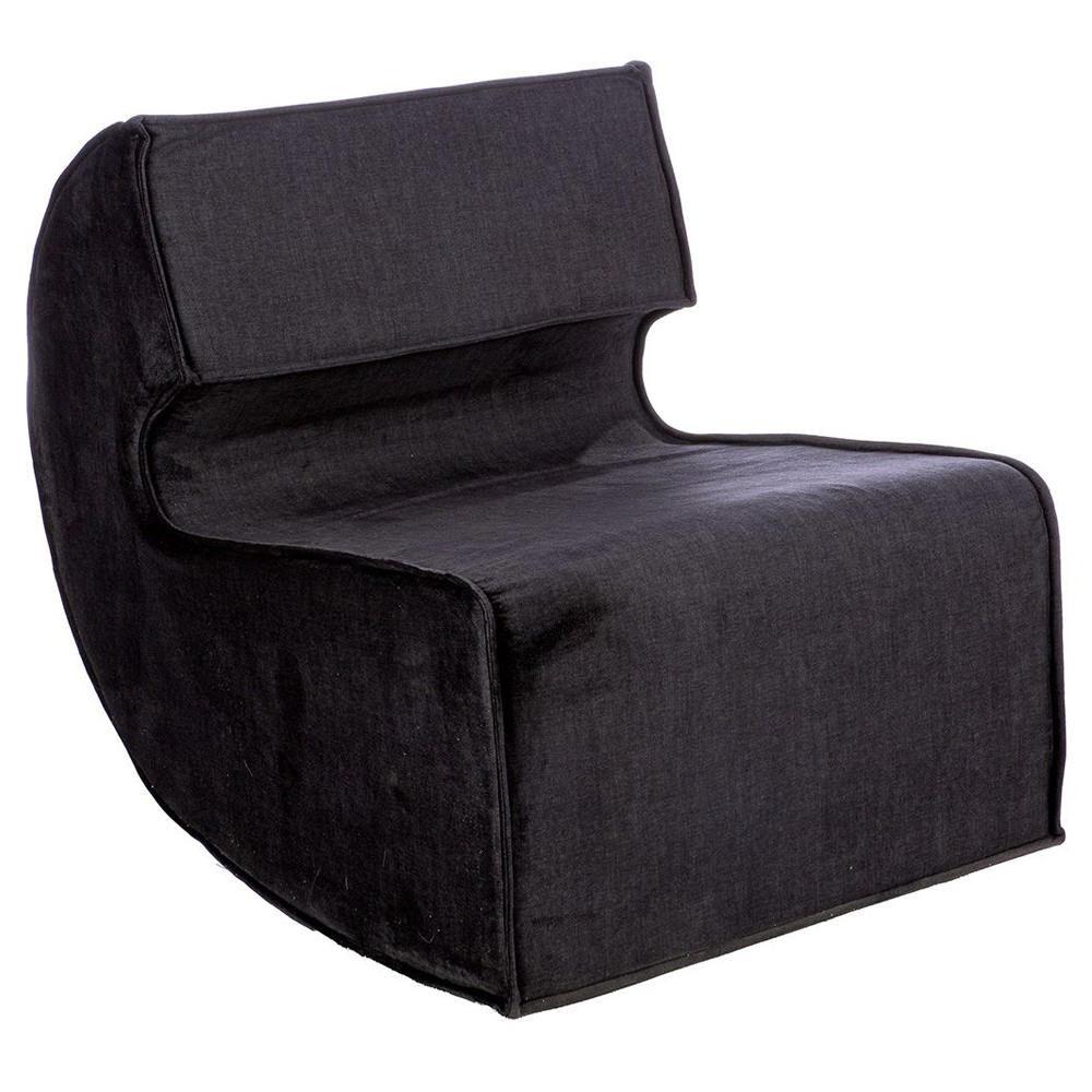 Alamosa Fabric Armchair In Black