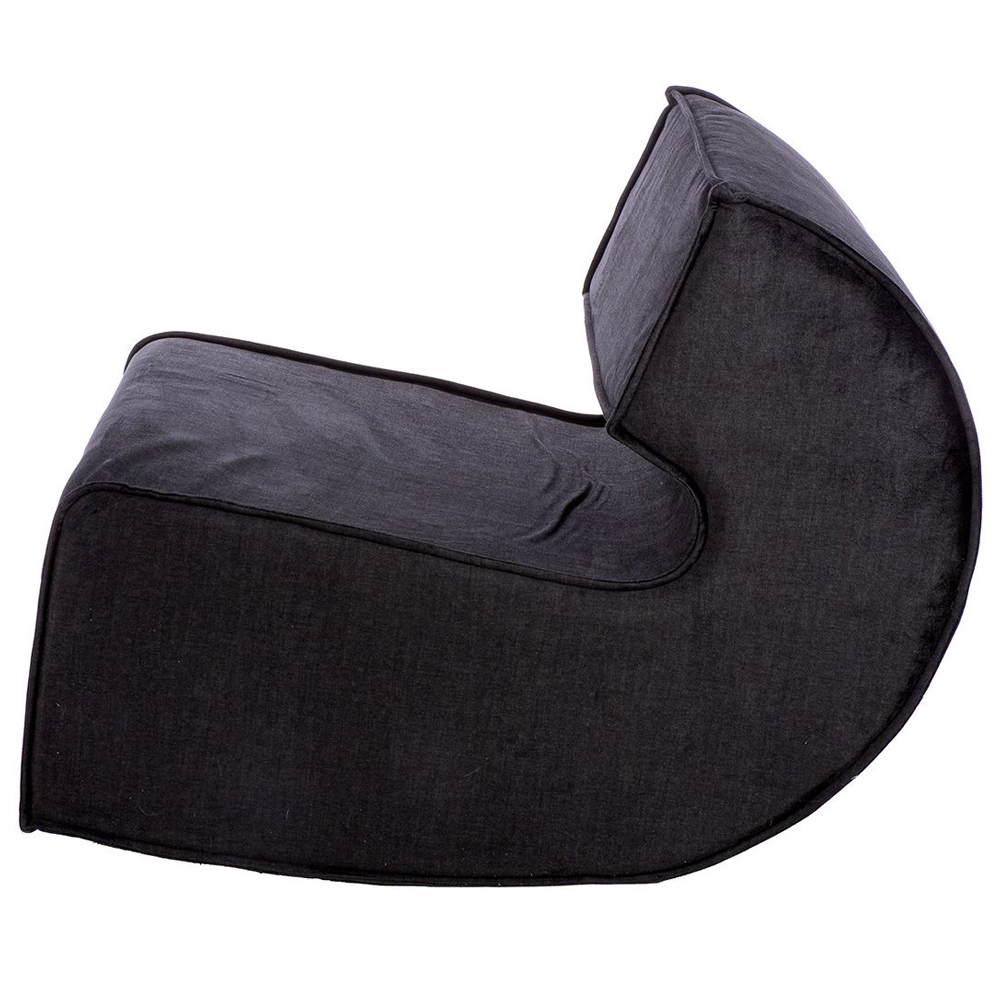 Alamosa Fabric Armchair In Black