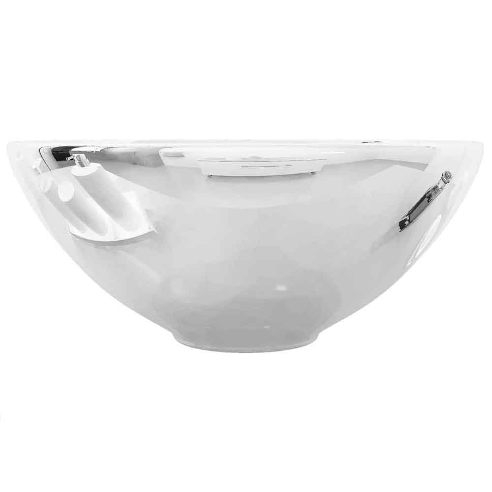 Alamosa Round Countertop Basin Without Waste 325mm Wide 0TH - Silver