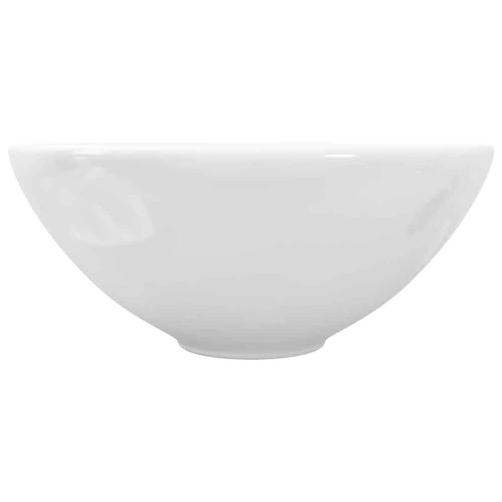 Alamosa Round Countertop Basin Without Waste 325mm Wide 0TH - White