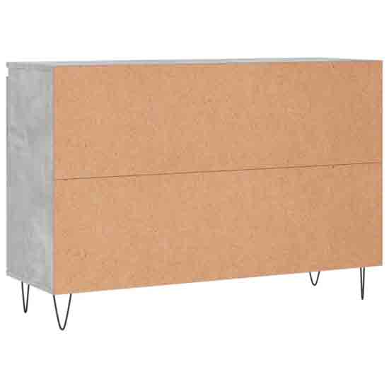 Alamosa Wooden Sideboard With 2 Doors 2 Drawers In Concrete Grey