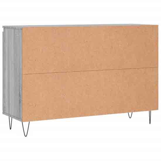Alamosa Wooden Sideboard With 2 Doors 2 Drawers In Grey Sonoma