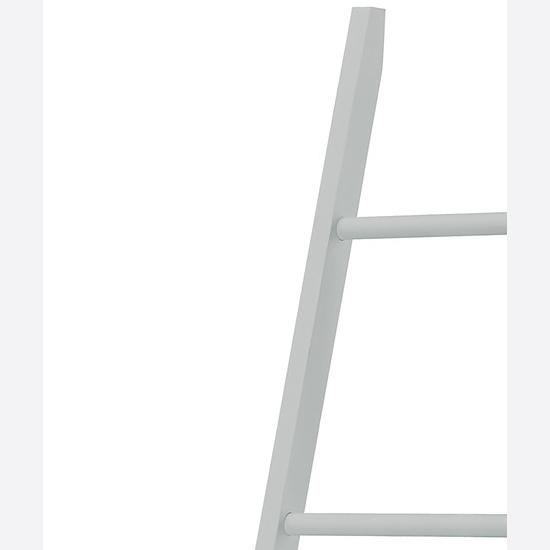 Alaskan Wooden Bathroom Towel Ladder In Grey_2