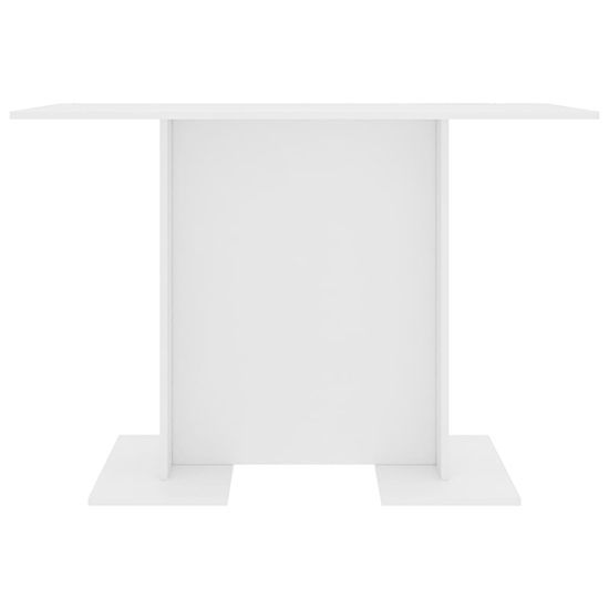 Alayka Rectangular Wooden Dining Table In White