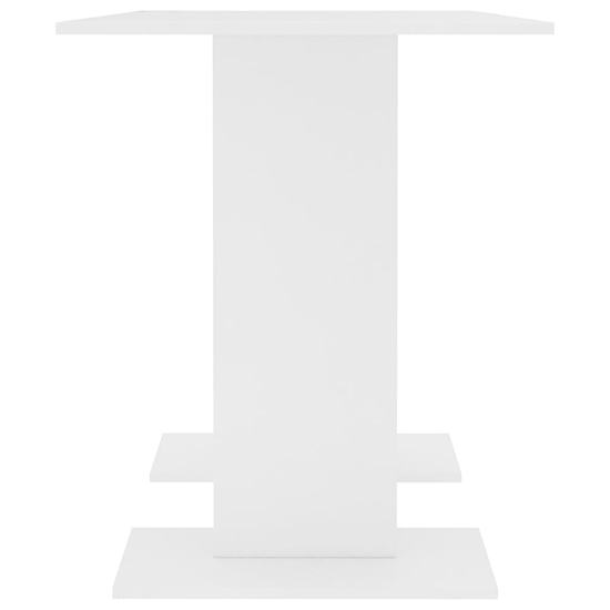 Alayka Rectangular Wooden Dining Table In White