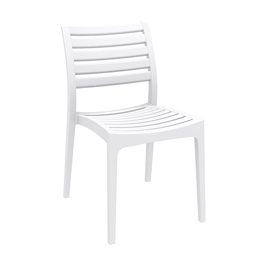 Read more about Albany polypropylene and glass fiber dining chair in white