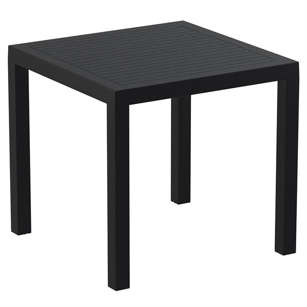 Albany Wooden Dining Table With 4 Chairs In Black