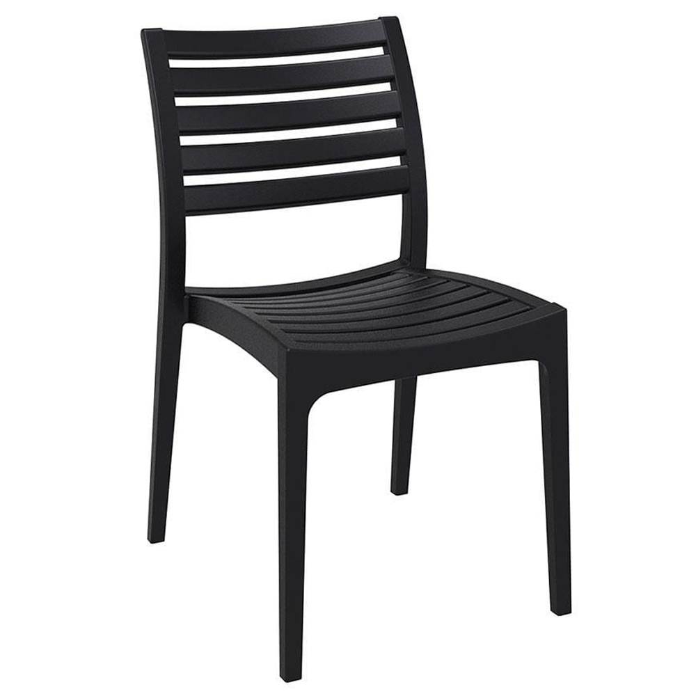 Albany Wooden Dining Table With 4 Chairs In Black