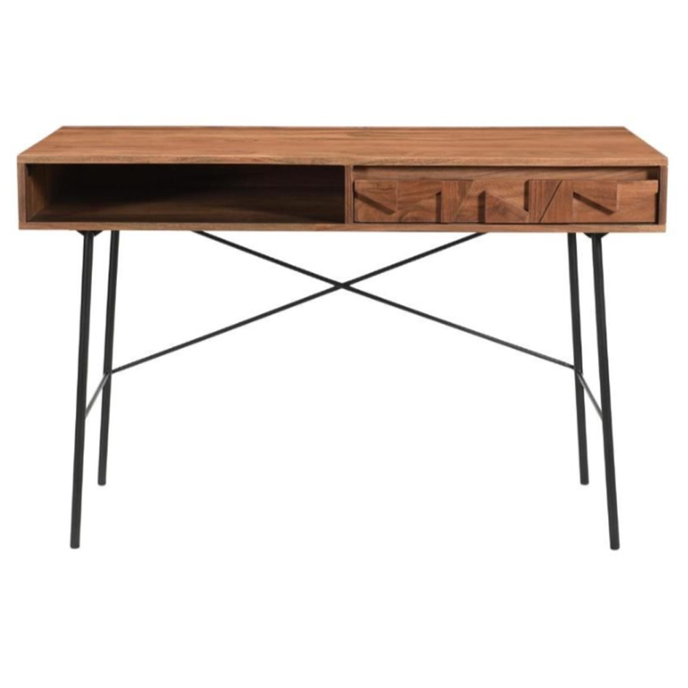Albany Wooden Laptop Desk With 1 Drawer In Natural