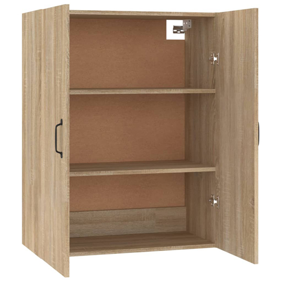 Albany Wooden Wall Storage Cabinet With 2 Doors In Sonoma Oak