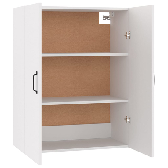 Albany Wooden Wall Storage Cabinet With 2 Doors In White