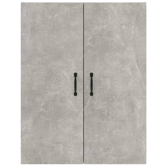 Albany Wooden Wall Storage Cabinet In Concrete Effect