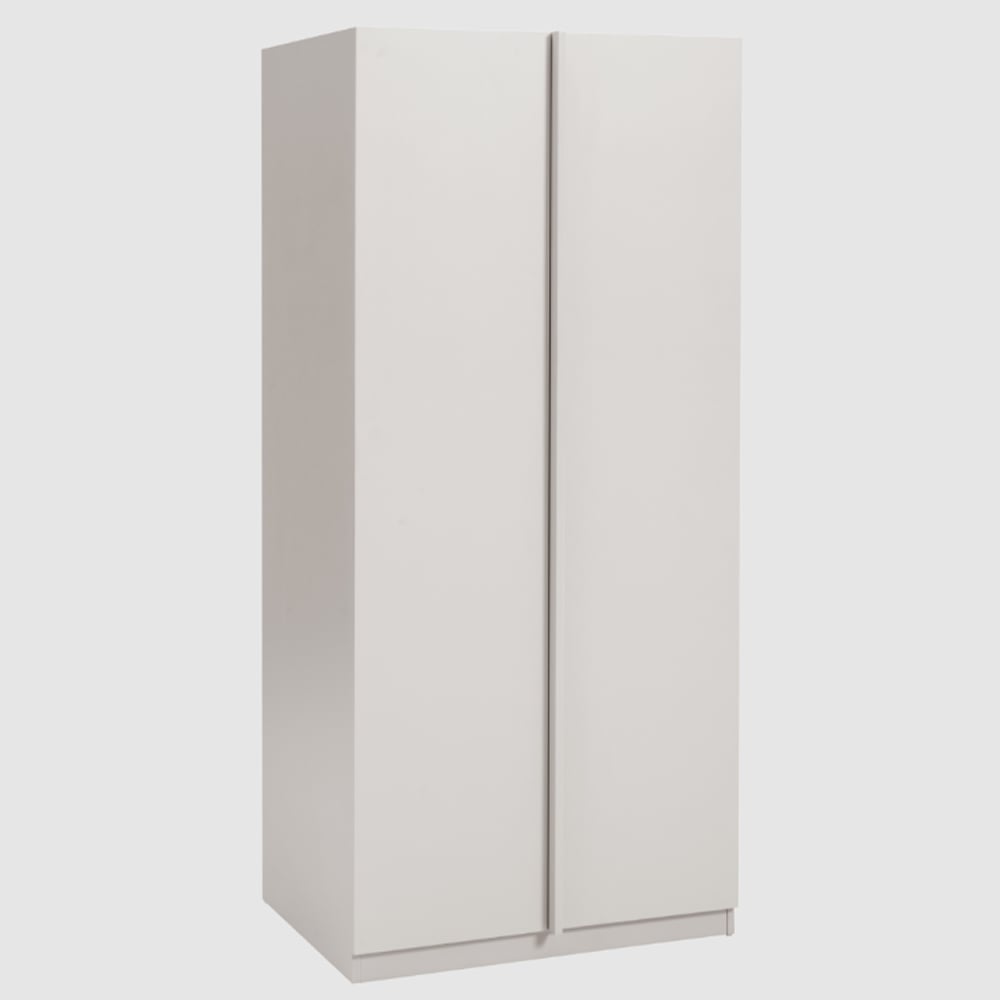 Albany Wooden Wardrobe With 2 Doors In Stone