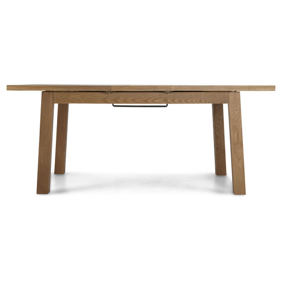 Albas Wooden Extending Dining Table In Planked Solid Oak_2