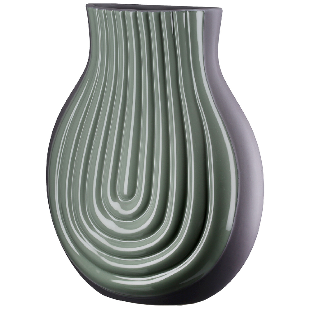 Albemarle Large Ceramics Vase In Green