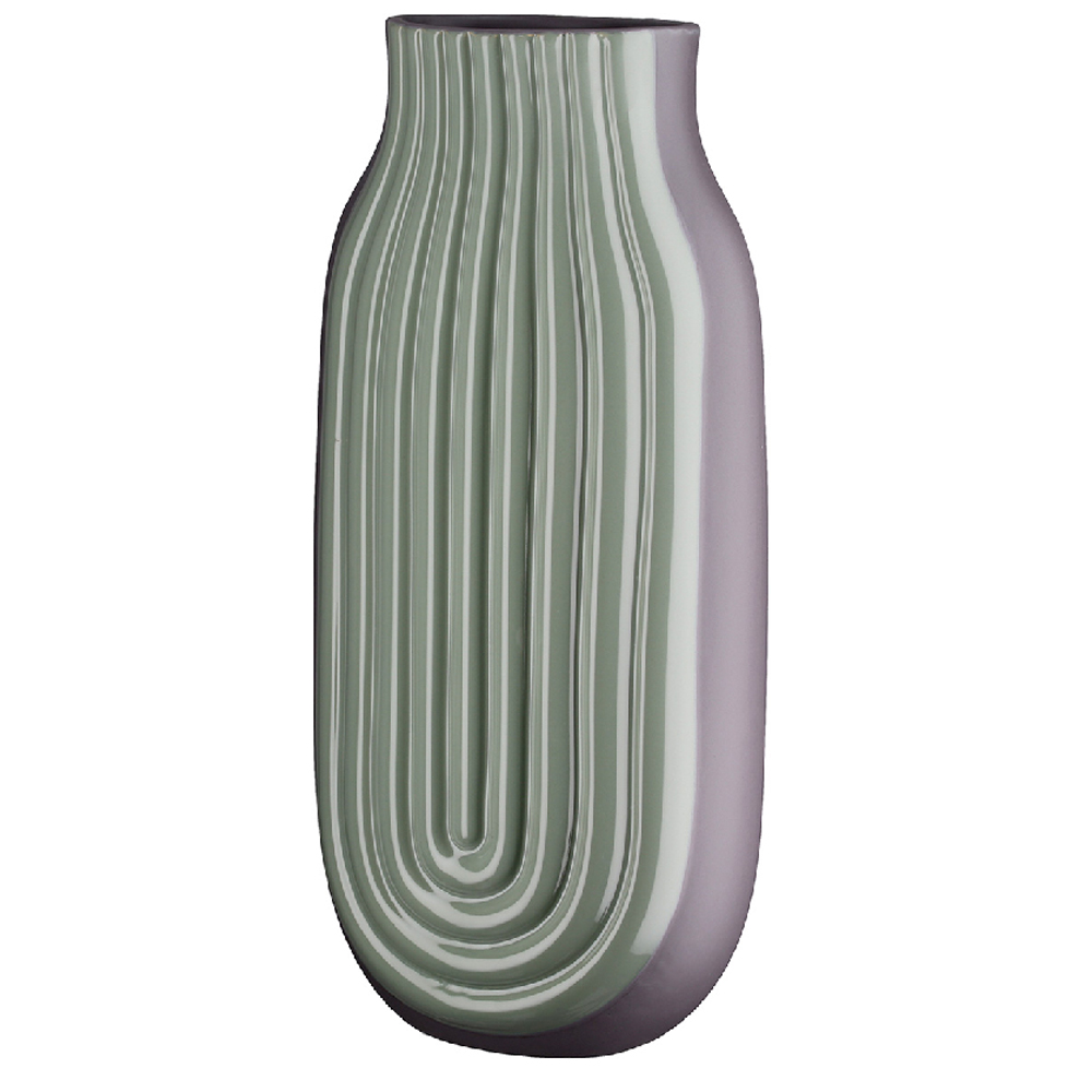 Albemarle Small Ceramics Vase In Green