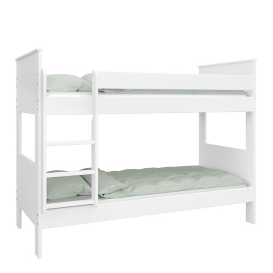 Albia Wooden Bunk Bed In White_2