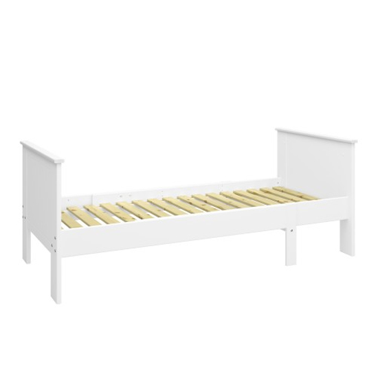 Albia Wooden Extendable Single Day Bed In White_5