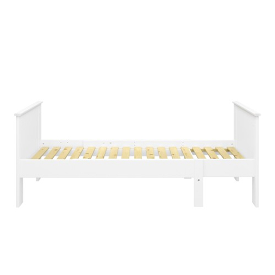Albia Wooden Extendable Single Day Bed In White_6