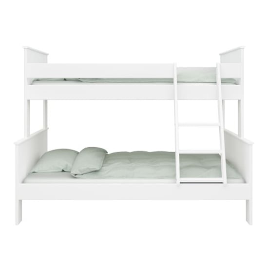Albia Wooden Family Bunk Bed In White_2