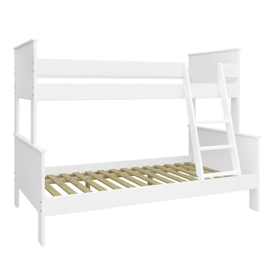 Albia Wooden Family Bunk Bed In White_3