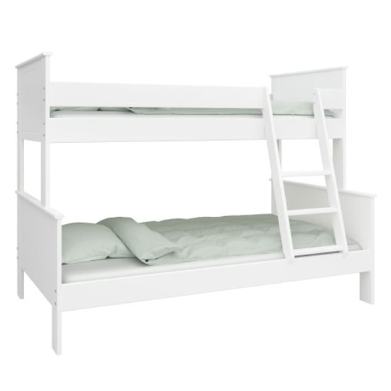 Albia Wooden Family Bunk Bed In White_1
