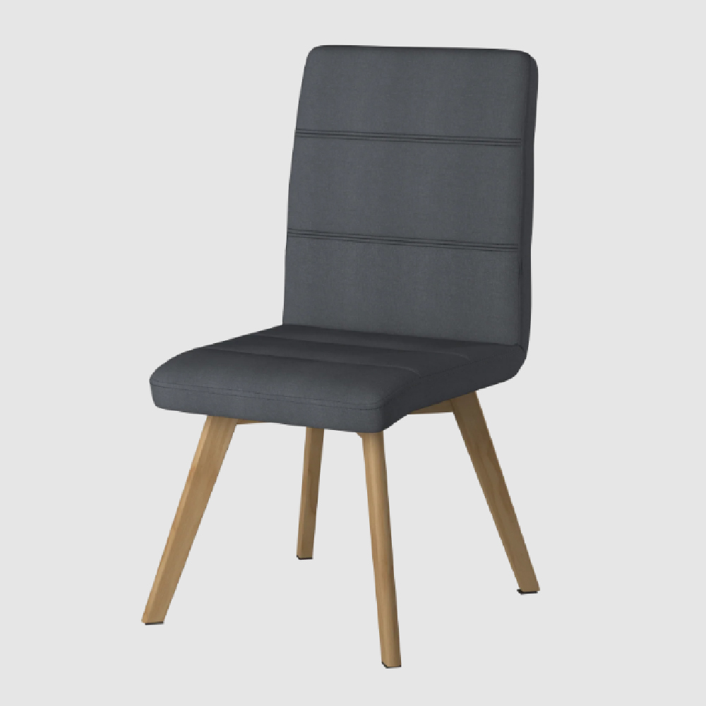Read more about Albion fabric home and office chair with oak legs in grey