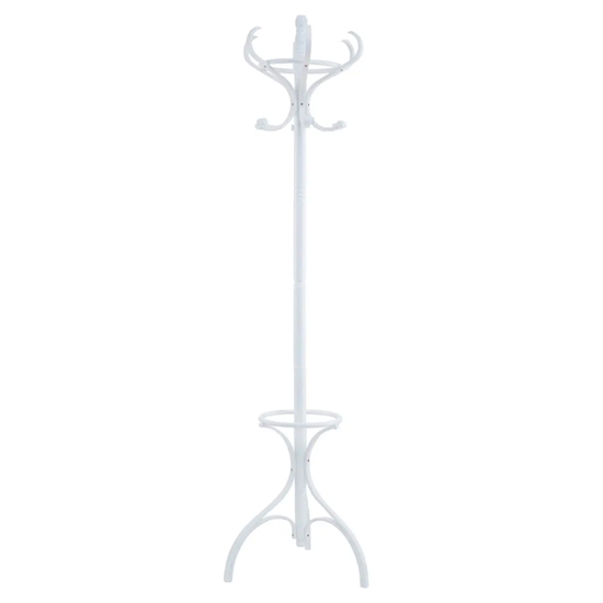 Albion Wooden Coat Stand In White