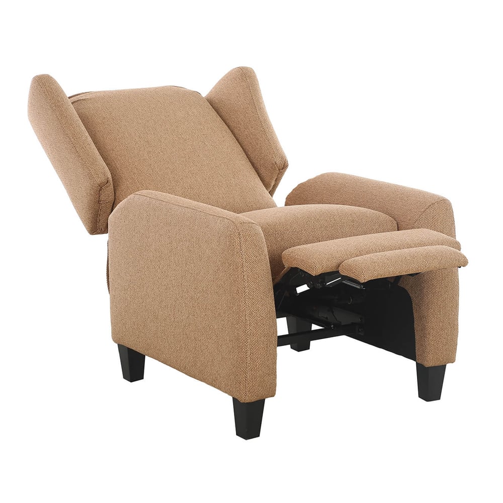 Read more about Alcoa pushback fabric recliner chair in rust