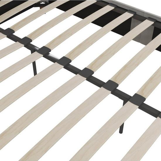 Alcoa Velvet King Size Bed In Light Grey
