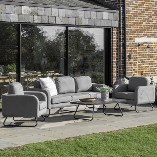 Read more about Alcona garden lounge set with coffee table in slate