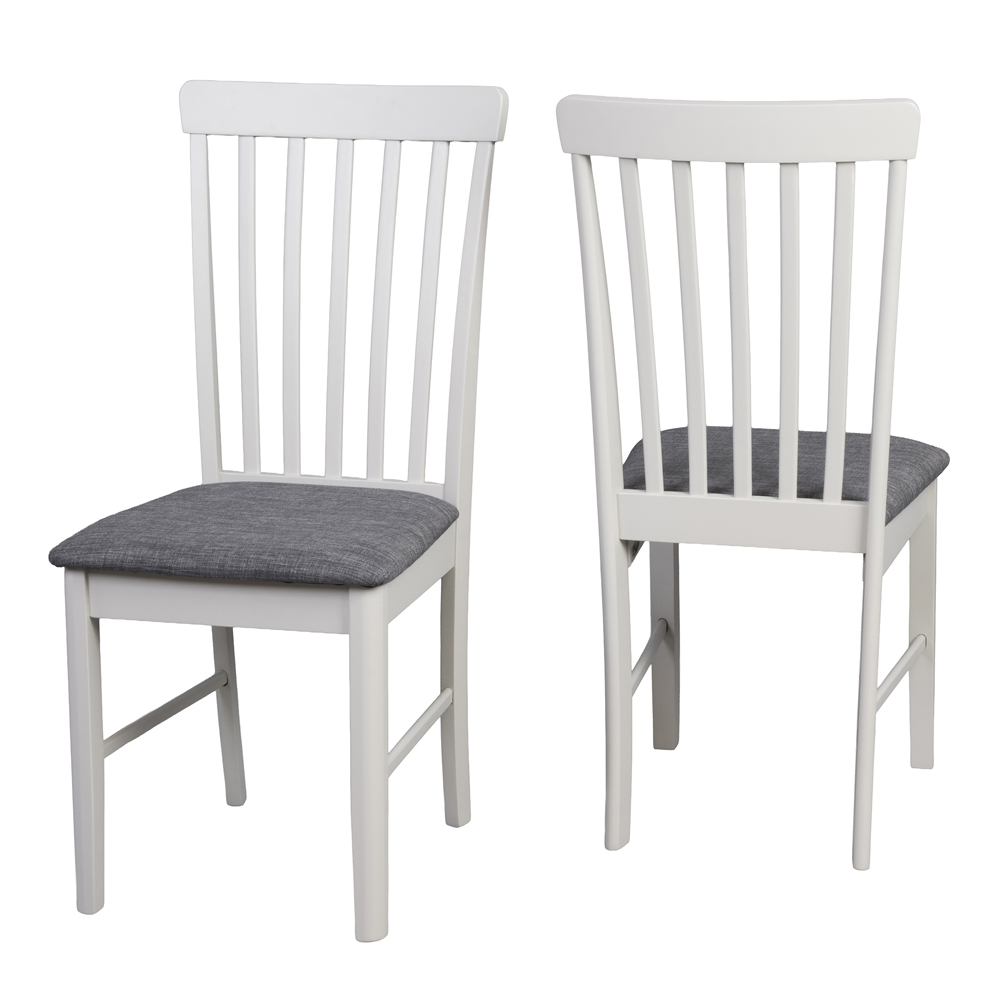 Alcor Oak Wooden Dining Table With 4 Grey Chairs