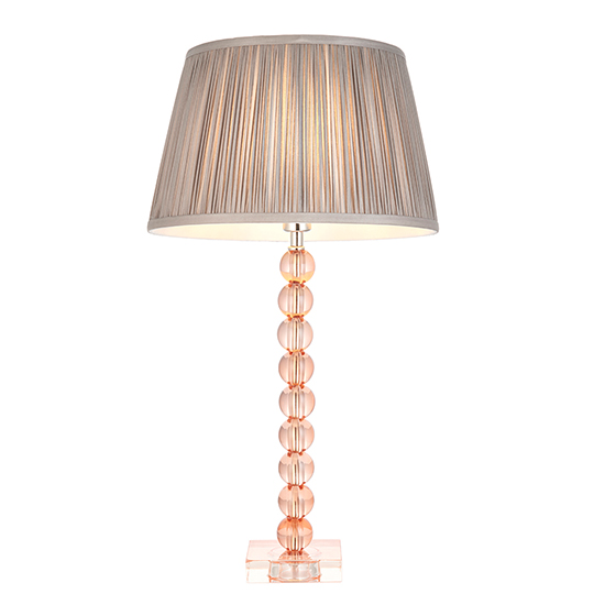 Alcoy Charcoal Shade Table Lamp With Blush Tinted Crystal Base_5